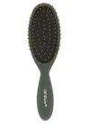 Off-white Army Green Acetate Bookish Hairbrush In Armygreengold