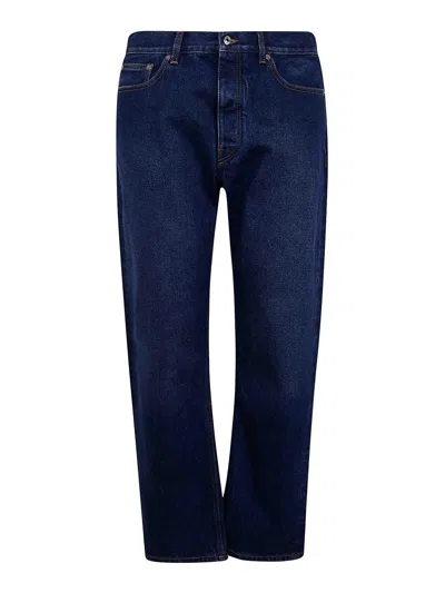 OFF-WHITE JEANS BOOT-CUT - AZUL