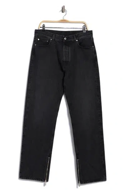 Off-white Arr Zip Detail Skate Jeans In Black