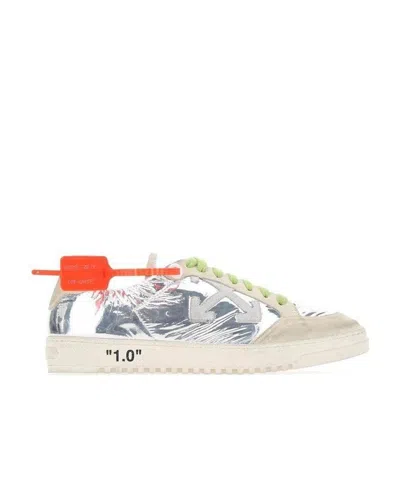 Off-white Arrow 2.0 Metallic Sneakers In White