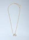 Off-white Arrow And Ring Necklace