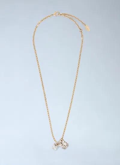 Off-white Arrow And Ring Necklace