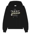 Off-white Arrow Ask Legal Skate Hoodie In Black