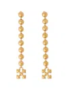 Off-white Arrow Ballchain Earrings In Gold