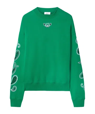 OFF-WHITE OFF-WHITE BANDANA ARROW CREWNECK SWEATSHIRT