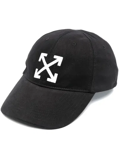 Off-white Arrow Baseball Cap In Black