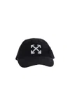 Off-white Arrows-logo Baseball Cap In Black