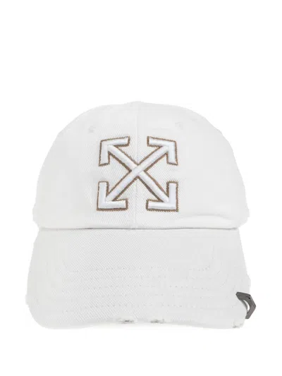 Off-white Arrow Baseball Cap In White