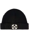 Off-white Arrow Beanie In Black