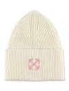 Off-white Arrow Beanie In Neutrals