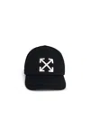 Off-white Arrows-logo Baseball Cap In Black