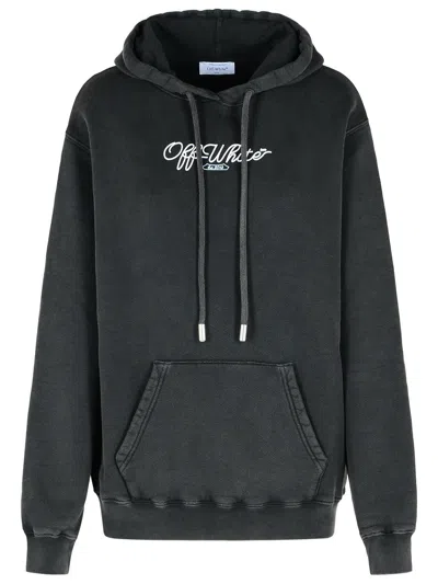 Off-white Arrow Black Cotton Sweatshirt