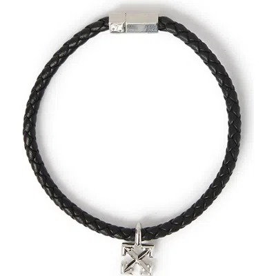 Off-white Arrow Black Leather Bracelet