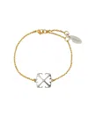 Off-white Two-toned Arrow Bracelet