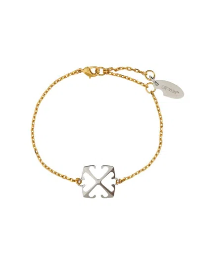 Off-white Arrow Bracelet In Gold