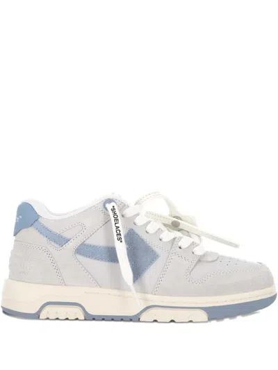 Off-white Arrow-brand Suede Sneakers In Animal Print