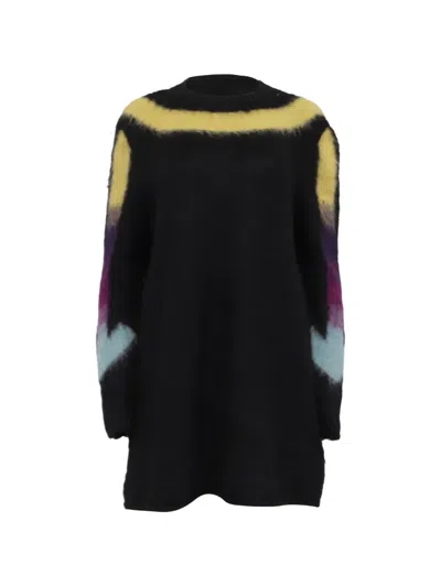 Pre-owned Off-white Arrow Brushed Sweater In Black