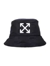Off-white Arrows Bucket Hat In Black