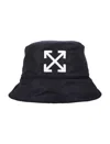 Off-white Arrows Bucket Hat In Black