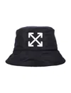 Off-white Arrows Bucket Hat In Black White