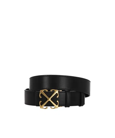 Off-white Arrow Buckle Belt In Black