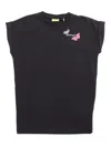 Off-white Arrow Butterfly Top Black - White In Black