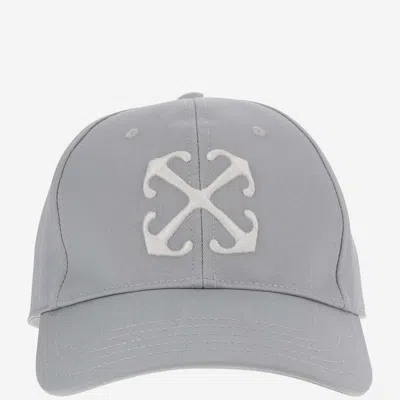 Off-white Arrow Canvas Hat In Artic Ice