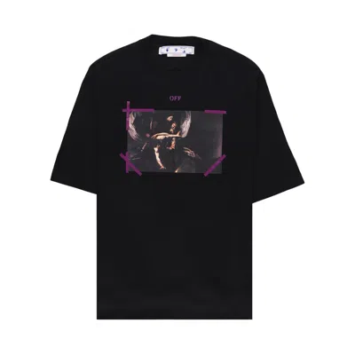 Pre-owned Off-white Arrow Caravaggio Mercy Tee 'black'