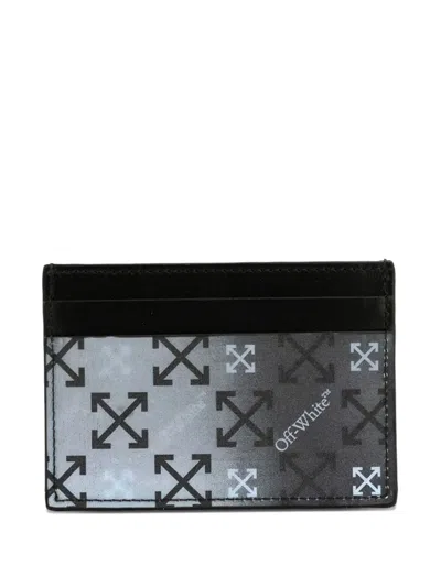 Off-white Arrow Card Holder In Black