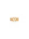 Off-white Arrow Chain Ring In Gold