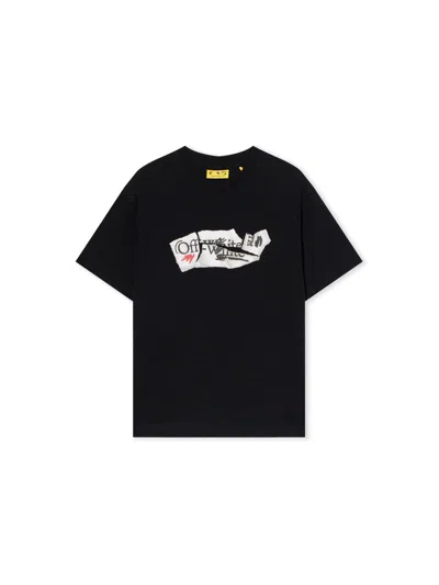 Off-white Arrow Collage Logo T-shirt In Black