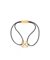 Off-white Arrow Rubber Bracelet In Black