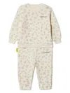 Off-white Arrow Crazy Cotton Tracksuit Set In White