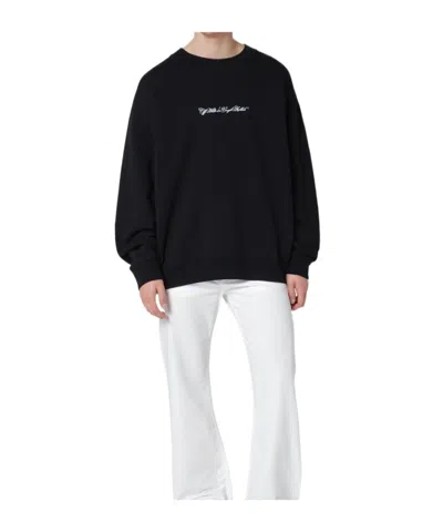 OFF-WHITE OFF-WHITE LOGO PRINTED CREWNECK SWEATSHIRT