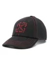 Off-white Arrow Baseball Cap In Vintage Black/high Risk Red