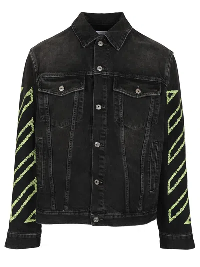 OFF-WHITE ARROW DENIM JACKET