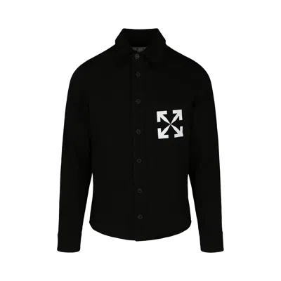 Pre-owned Off-white Arrow Denim Shirt 'black'