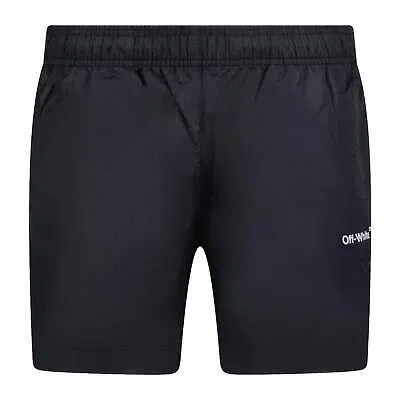 Pre-owned Off-white Arrow Design Swim Shorts Black