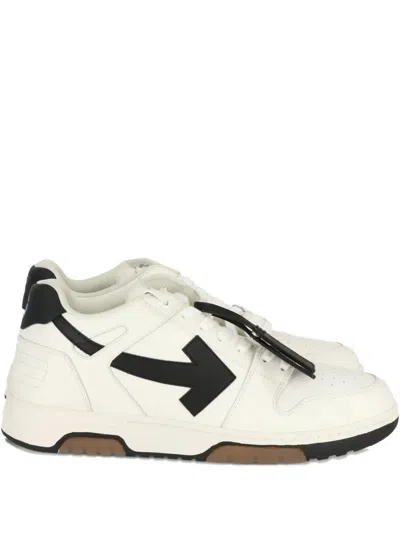 Off-white Arrow-detail Sneakers In White