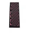 Off-white Arrow Diag Scarf In Black