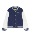 Off-white Arrow Dotline Varsity Jacket In Blue