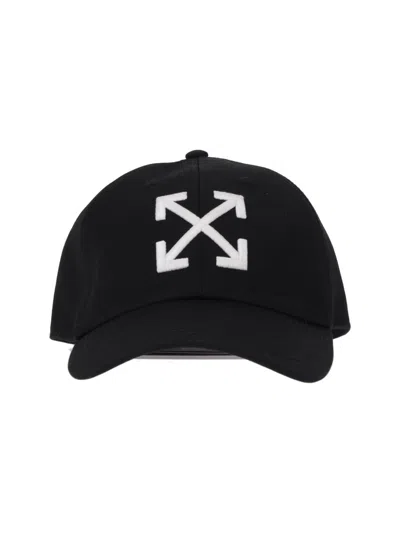 Off-white Arrow Drill Baseball Cap Black - White