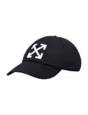 Off-white Arrows-logo Baseball Cap In Black