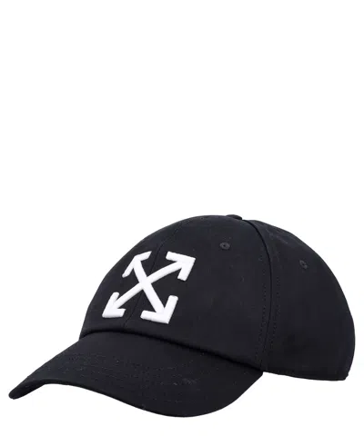 Off-white Arrow Drill Cap In Black