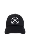 Off-white Arrow Drill-embroidered Baseball Cap In Black