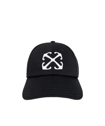 OFF-WHITE OFF-WHITE LOGO EMBROIDERED BASEBALL CAP