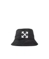 Off-white Arrow Bucket Hat Accessories In Black