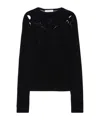 Off-white Arrow Fishnet Top In Black