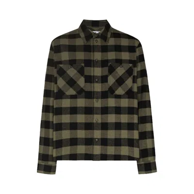 Pre-owned Off-white Arrow Flannel Shirt 'black/white' | Men's Size S