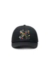 Off-white Arrow Floral Baseball Cap In Black